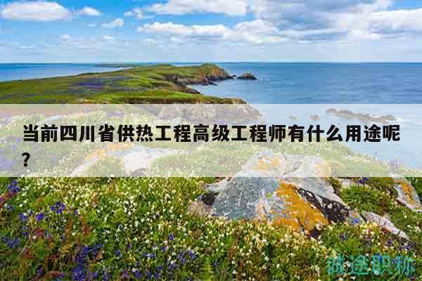 當(dāng)前四川省供熱工程高級(jí)工程師有什么用途呢？