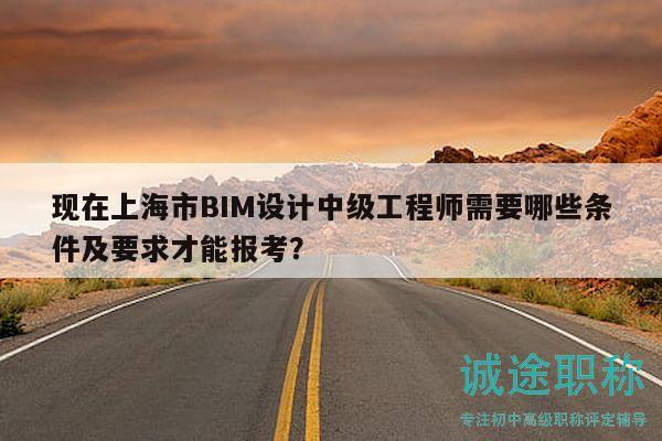 現(xiàn)在上海市BIM設(shè)計(jì)中級(jí)工程師需要哪些條件及要求才能報(bào)考？
