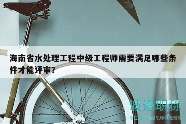 海南省水處理工程中級工程師需要滿足哪些條件才能評審？