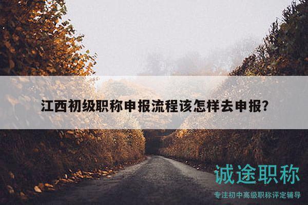江西初級職稱申報流程該怎樣去申報？