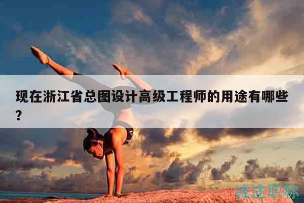現(xiàn)在浙江省總圖設(shè)計高級工程師的用途有哪些？