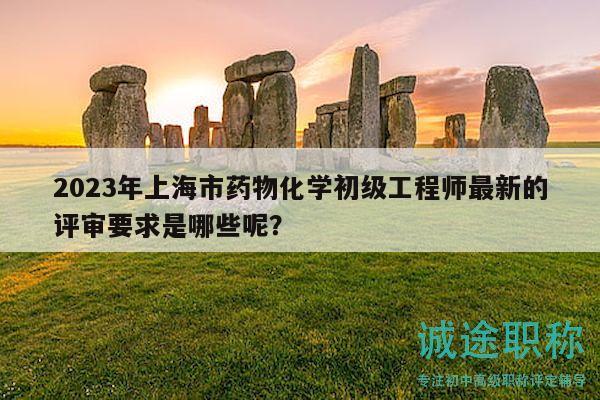 2023年上海市藥物化學初級工程師最新的評審要求是哪些呢？