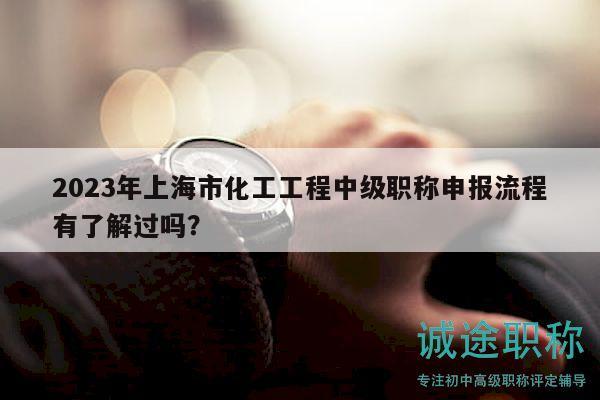 2023年上海市化工工程中級(jí)職稱(chēng)申報(bào)流程有了解過(guò)嗎？