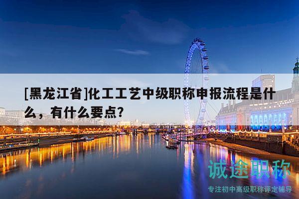 [黑龍江省]化工工藝中級職稱申報流程是什么，有什么要點？