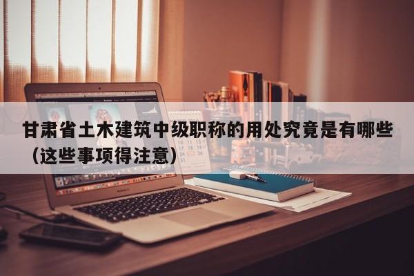 甘肅省土木建筑中級職稱的用處究竟是有哪些（這些事項得注意）