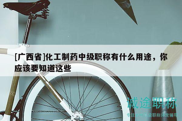 [廣西省]化工制藥中級(jí)職稱有什么用途，你應(yīng)該要知道這些