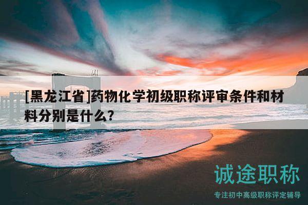 [黑龍江省]藥物化學(xué)初級(jí)職稱(chēng)評(píng)審條件和材料分別是什么？
