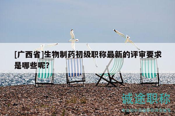 [廣西省]生物制藥初級職稱最新的評審要求是哪些呢？