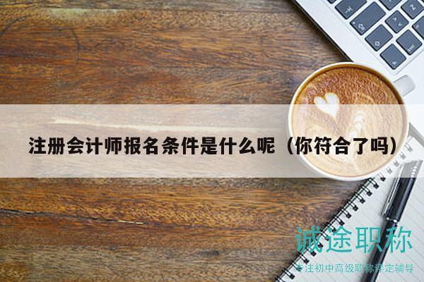注冊(cè)會(huì)計(jì)師報(bào)名條件是什么呢（你符合了嗎）