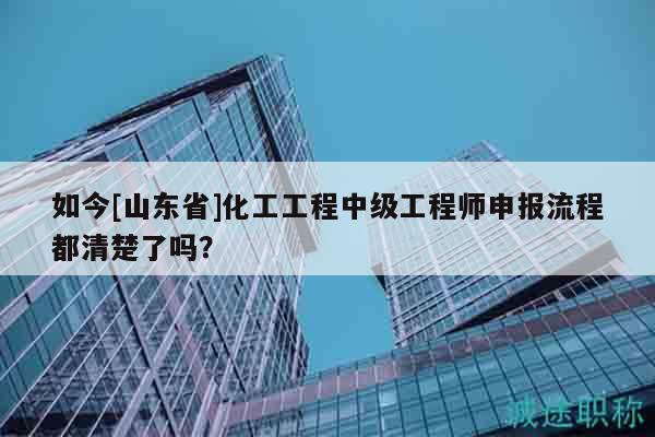 如今[山東省]化工工程中級工程師申報流程都清楚了嗎？