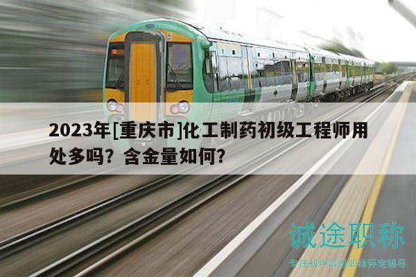 2023年[重慶市]化工制藥初級工程師用處多嗎？含金量如何？