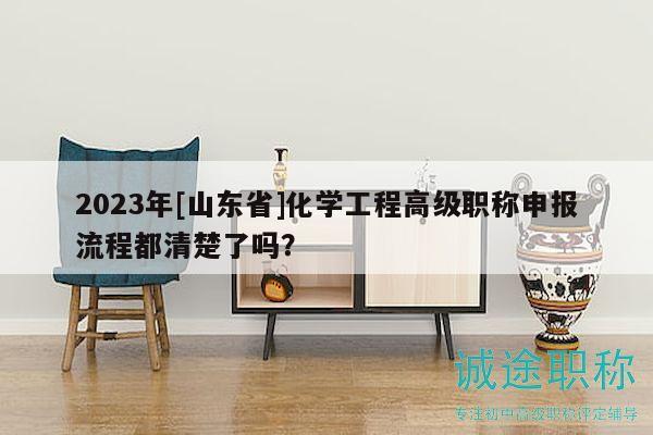2023年[山東省]化學(xué)工程高級(jí)職稱申報(bào)流程都清楚了嗎？