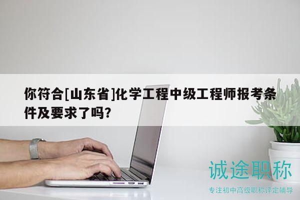 你符合[山東省]化學(xué)工程中級工程師報考條件及要求了嗎？