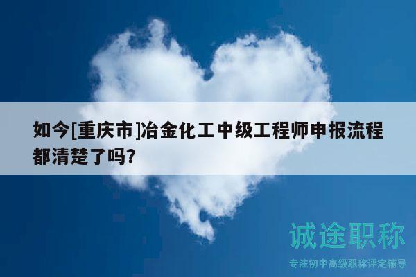 如今[重慶市]冶金化工中級工程師申報流程都清楚了嗎？