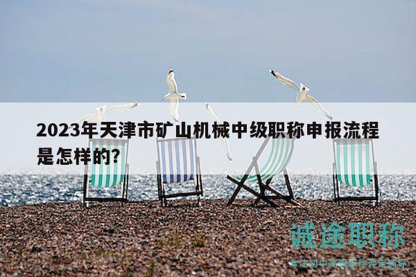 2023年天津市礦山機(jī)械中級職稱申報流程是怎樣的？