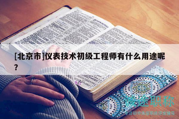 [北京市]儀表技術(shù)初級工程師有什么用途呢？